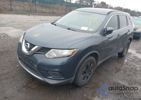2016 Nissan Rogue S z USA, uszkodzony, nr VIN 5N1AT2MV4GC889967